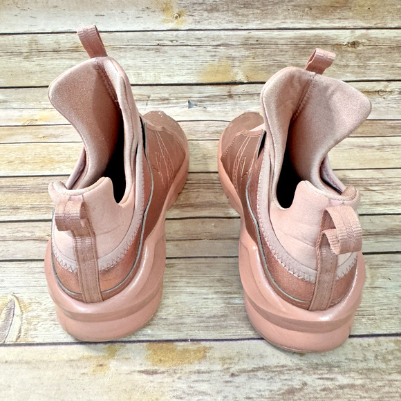 Puma x Kylie Jenner Womens Fierce Pink Satin High Top Slip On Sneakers 10 - Picture 6 of 15